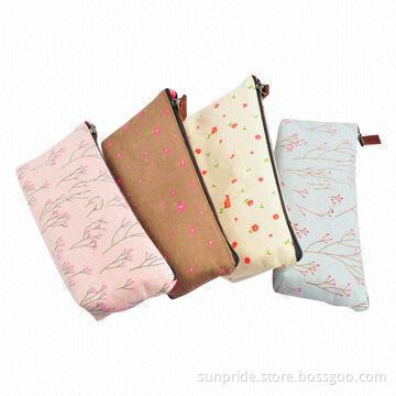 Children's Pencil Cases with Canvas, Ideal for School Use